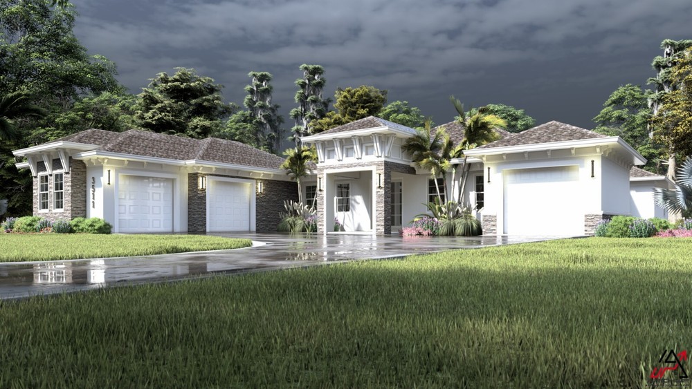BLUEPRINTS CONTEMPORARY HOUSE PLAN ARCHUP #120