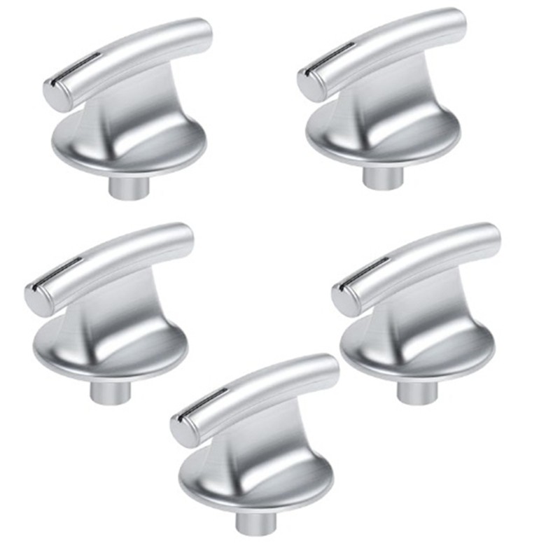 Pack of 5 Gas Stove Handle Replacement Plastic Construction Simple Attach