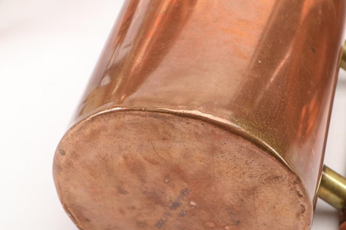 West Bend Copper Pitcher and Other Copper Serveware
