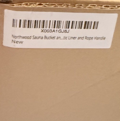 Sauna Bucket with Rope Handle