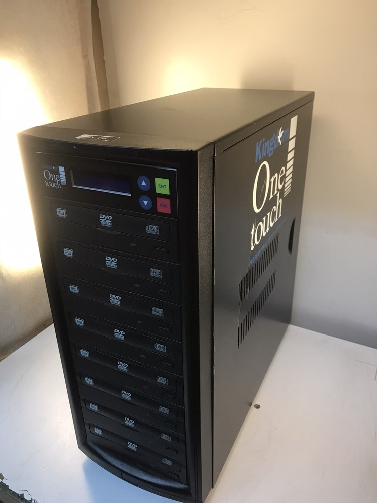 Kingdom One Touch KDV7A Professional 1:7 DVD/CD Duplicator TESTED