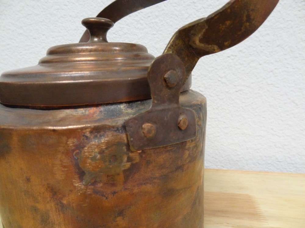 VINTAGE RUSSIAN COPPER POT KETTLE