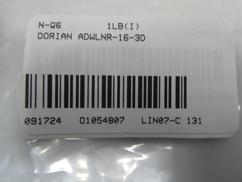 Dorian ADWLNR-16-3D Tool Holder