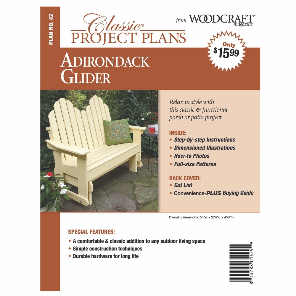 Adirondack Glider - Paper Plan