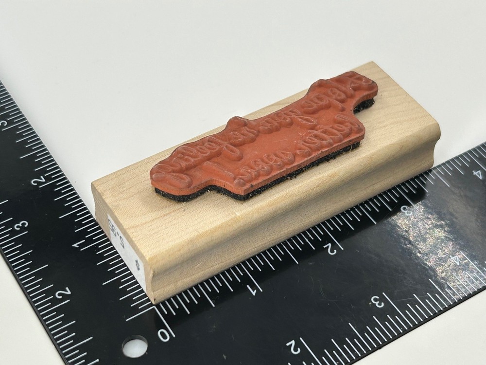 My Sentiments Exactly! Get Well Sentiment Rubber Stamp J019