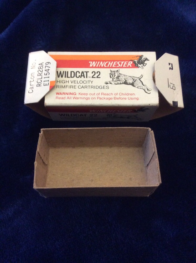 Vintage Winchester Wildcat Empty Box