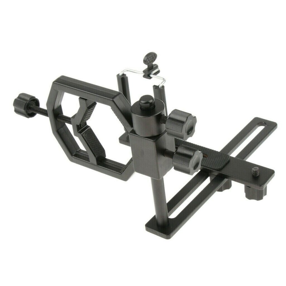 Universal Camera Connection Telescope Scope Adapter+Phone Clip Metal