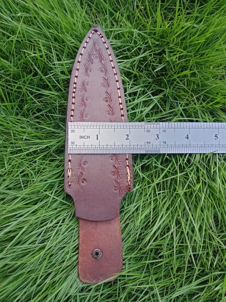 Custom Handmade Fixed Blade Dagger Knife Leather Sheath Holster X551