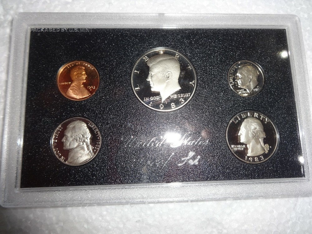 US Mint 1983-S Proof Set - 5 Coins