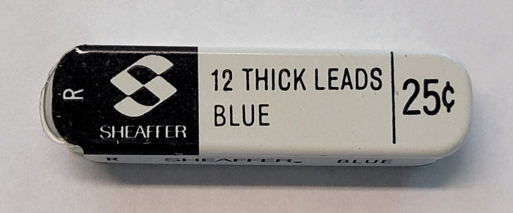 Sheaffer Fineline Thick blue Leads type R 1.1 MM (OR) O.46"