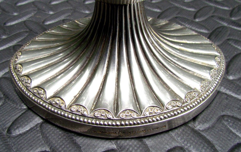 Falstaff Vintage Silver Plated Candlesticks