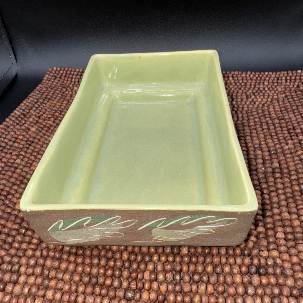 Artist Signed MCM Shallow Planter
