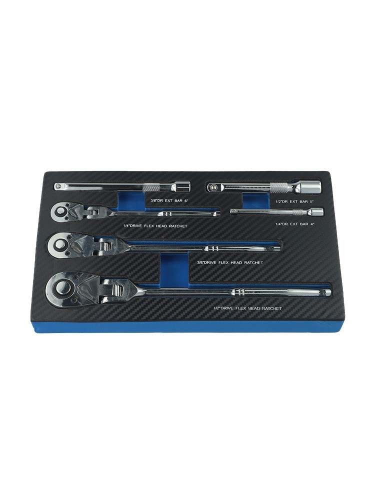 Extra Leverage For Hard-to-Reach Areas 72 Tooth Ratchet Ergonomic Handle