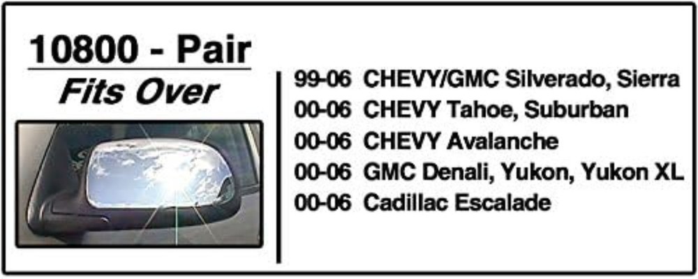 Custom Towing Mirrors for Chevy/GMC/Cadillac - Pair, Enhanced Visibility & Fit