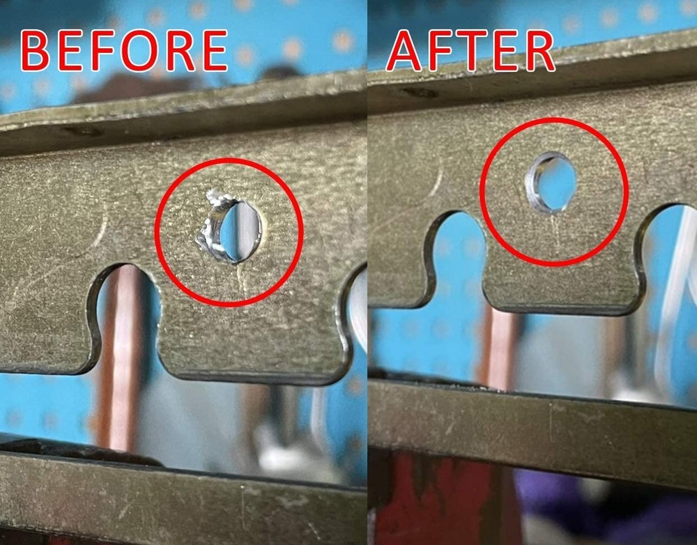 CONQUER Tools 2PCS Deburring Chamfer Tool Set, Deburring External Drill Bit, ...