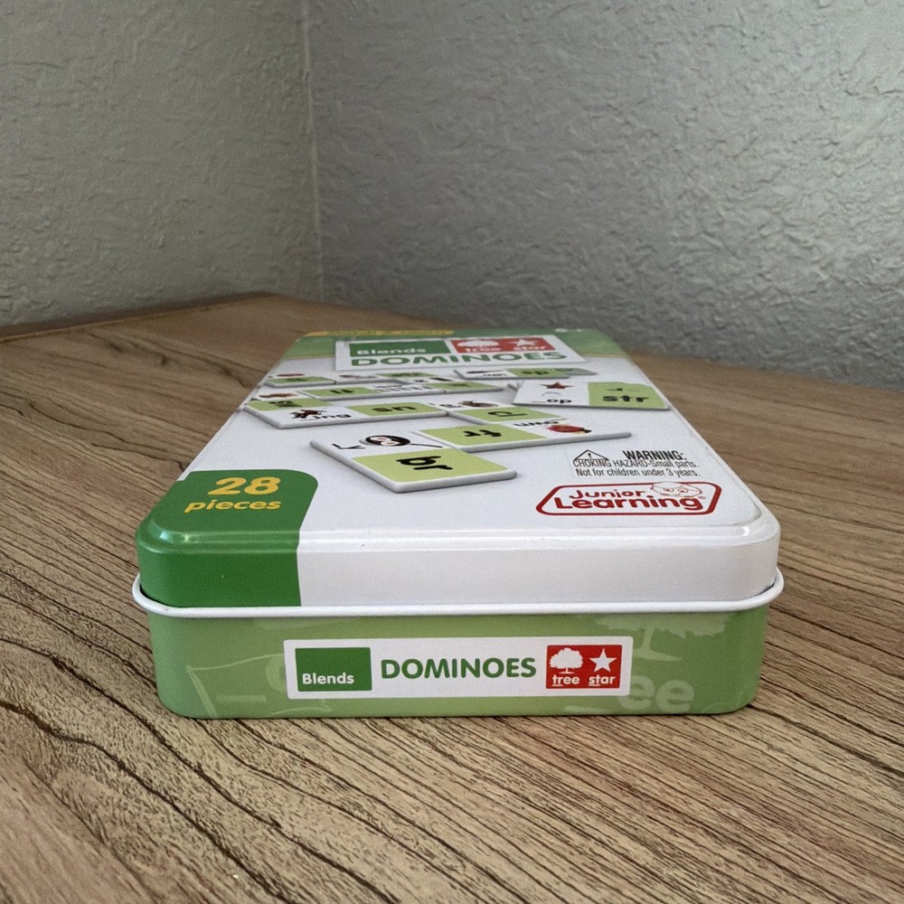 Blends Dominoes Phonics Blending Junior Learning 5+ Multi-Player 28 Pieces