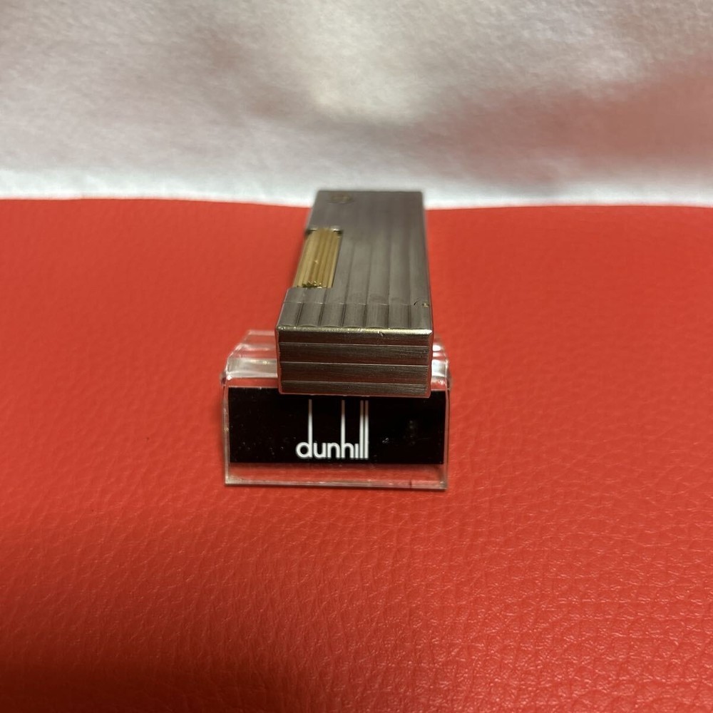 Overhauled Dunhill Rollagas lighter Silver Gold d mark without box