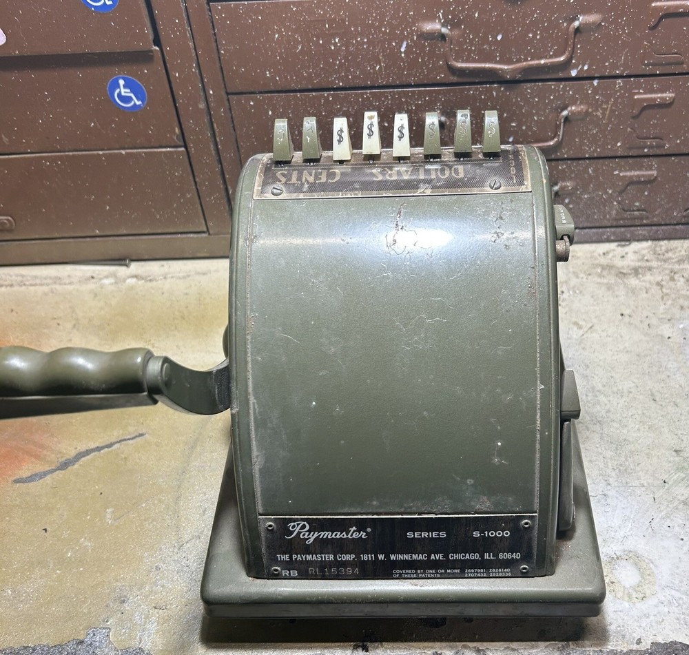 Paymaster S-1000 Check Embosser