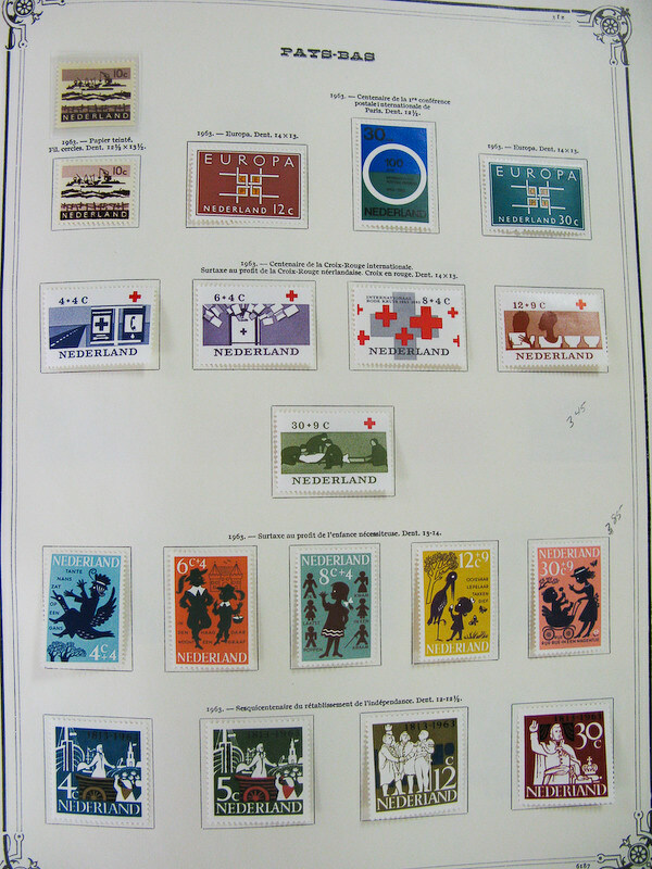 Netherlands Early Mint And Used Stamp Collection