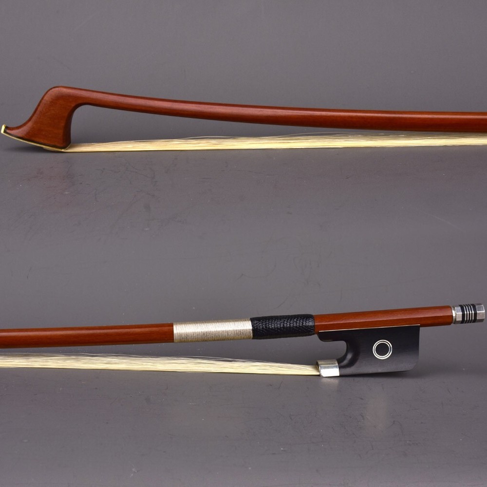 Pro Master E.SARTORY Copy Pernambuco Cello Bow 4/4 Ebony Ring Silver Fast