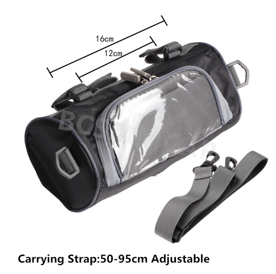 Motorcycle Handlebar Storage Bag Front Fork Pouch Smartphone Pocket Waterproof