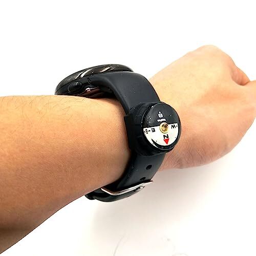 Mini Luminous Button Compass for Watch Band Lanyard A-20