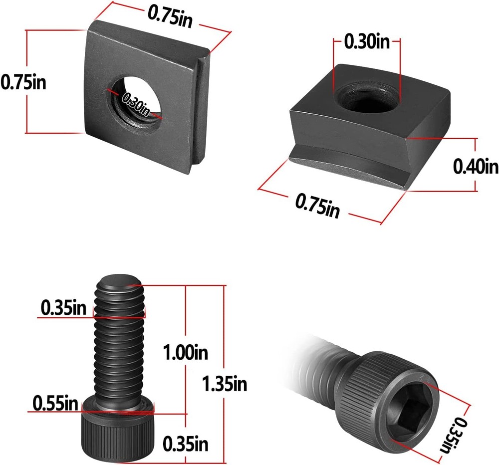 Replacement Feet PT-6400-9A &PT-6410-4A Universal for Cylinder Liner Puller Tool