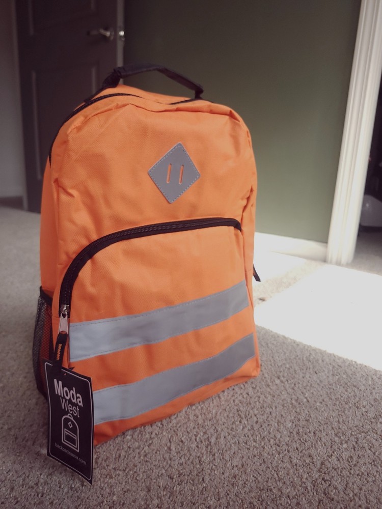 High-Visibility Orange Backpack – New