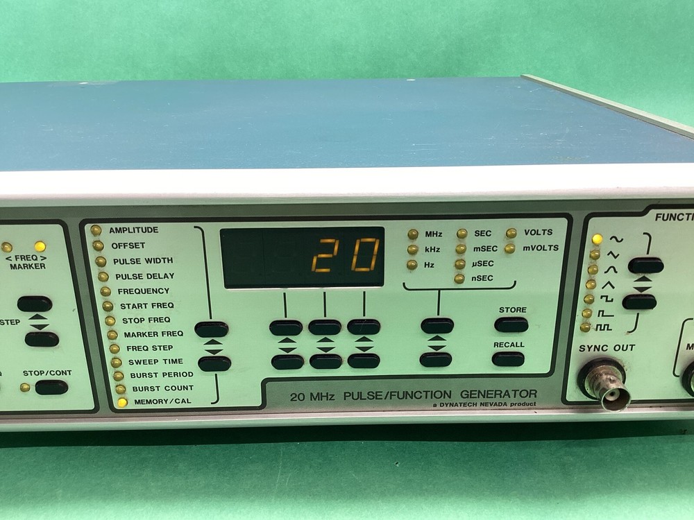 EXACT by DYNATECH 20MHz PULSE / FUNCTION GENERATOR POWERS ON - UNTESTED