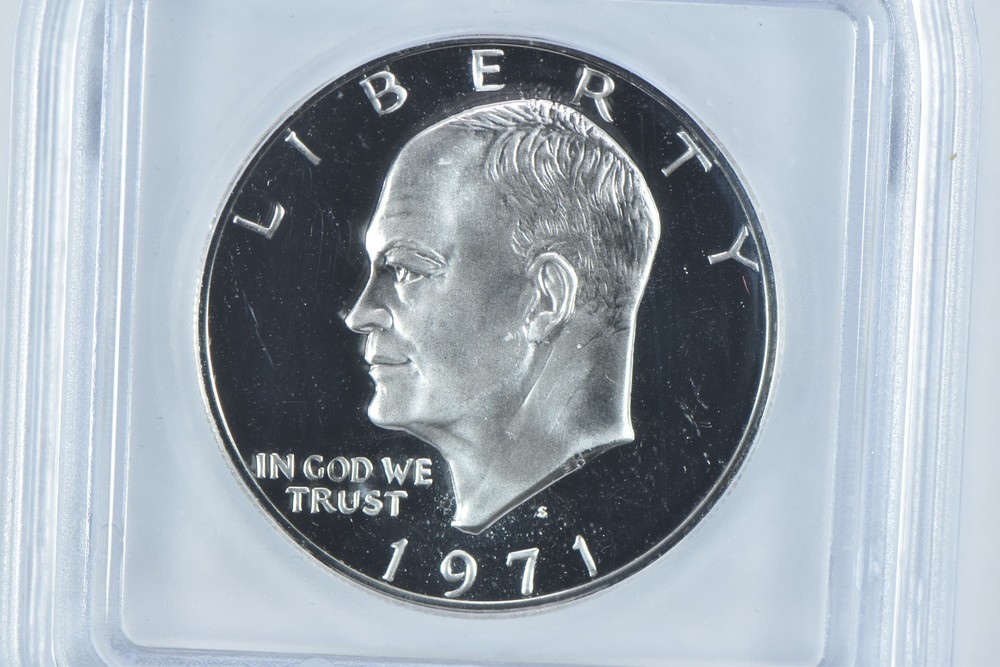 1971-S Eisenhower $1 Silver PR69 DCAM ICG