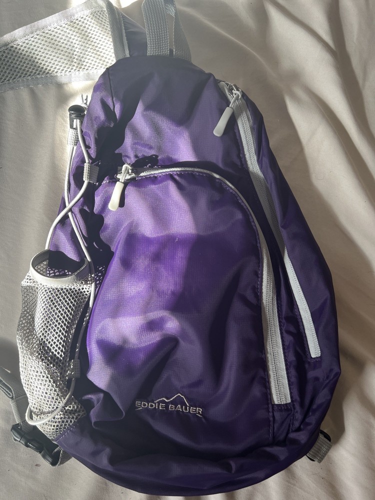 Eddie Bauer Purple Sling Backpack