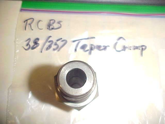 RCBS Reloading 38/357 Taper Crimp Die