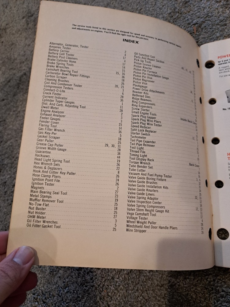 Hastings Service Tools Catalog Automotive Tools