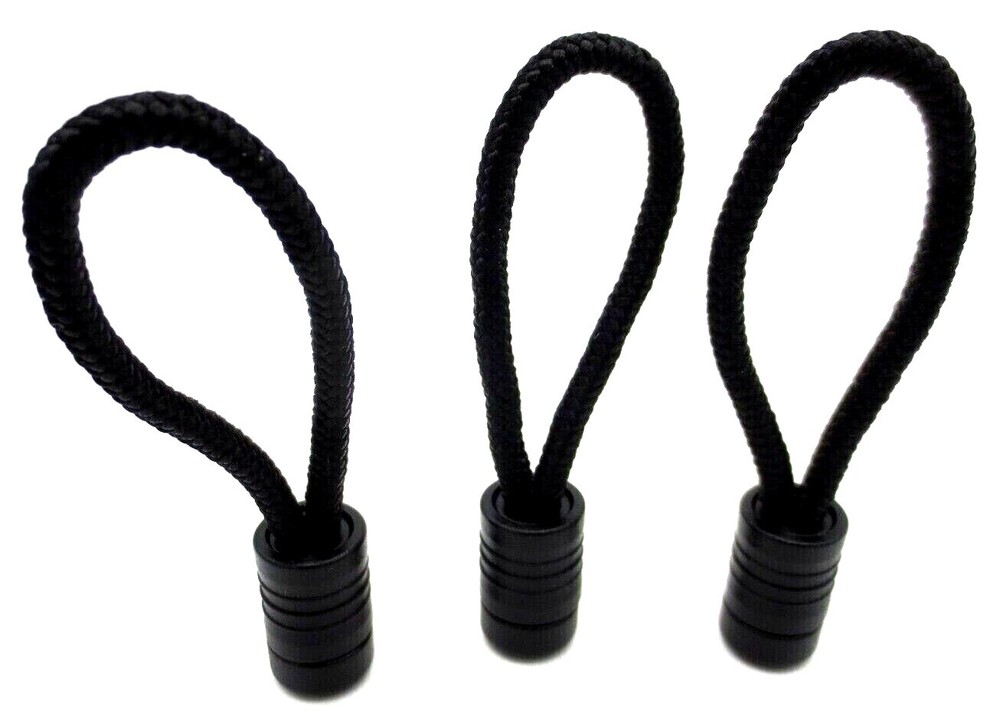 Zipper Pull Tab 2" Long 1/8" Thick Cord, Easy Grip Zip Pull Tag, Free Shipping!