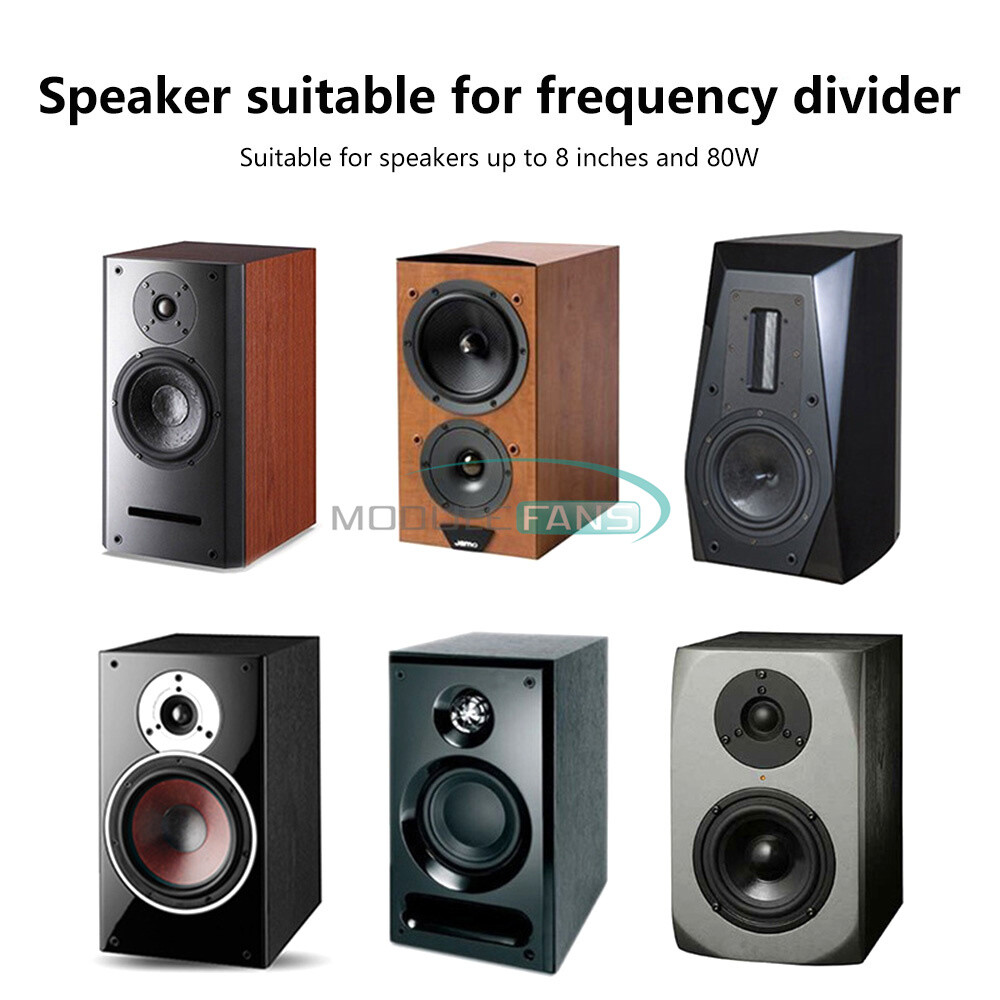 80W Hi-Fi Audio Speaker Crossover High & Low Two-way Filter Frequency Divider