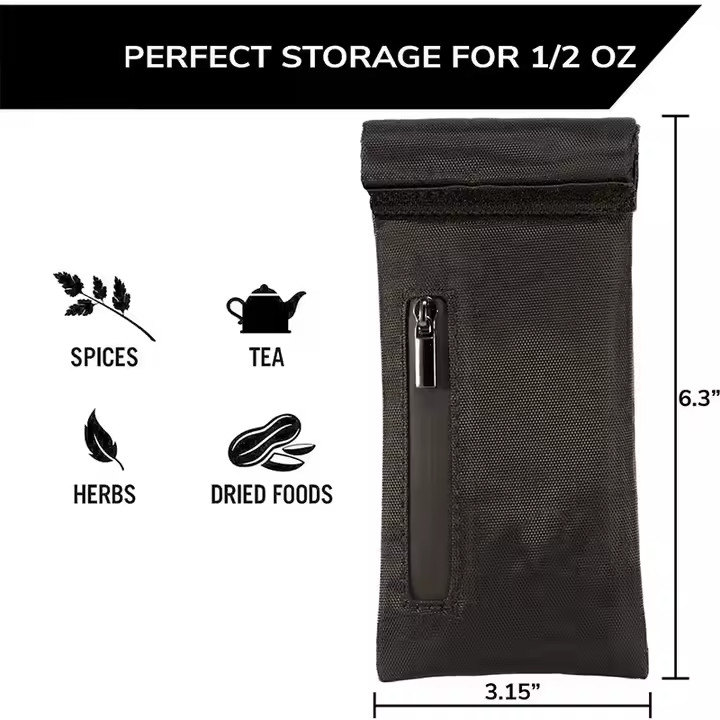 Pack Science Smell Proof Carbon Lined Pouch Odor Less Stash