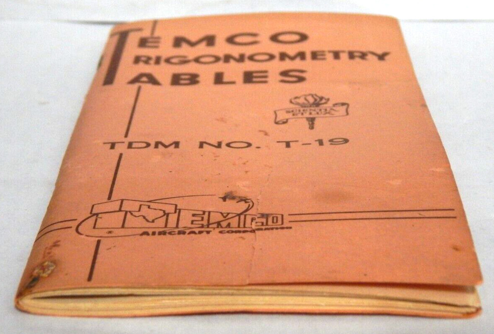 Temco Trigonometry Tables