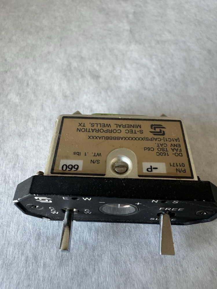 S-TEC 01171-P Slaving Controller/Slaving Panel