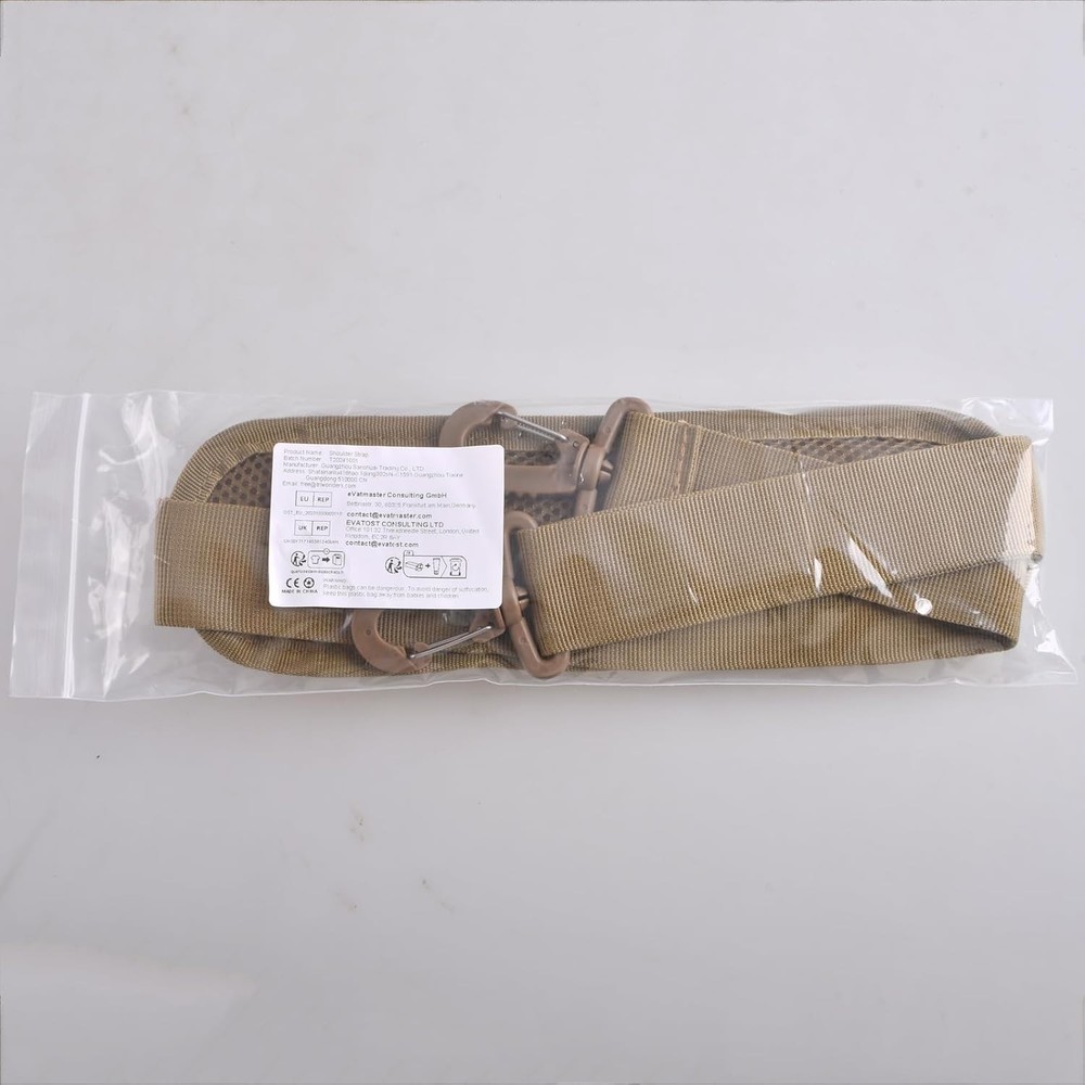 TRIWONDER Bag Shoulder Strap Replacement Adjustable 02# Khaki With Padded