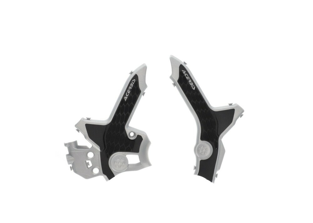 Acerbis X-Grip Frame Guards - Grey/Black - Guards