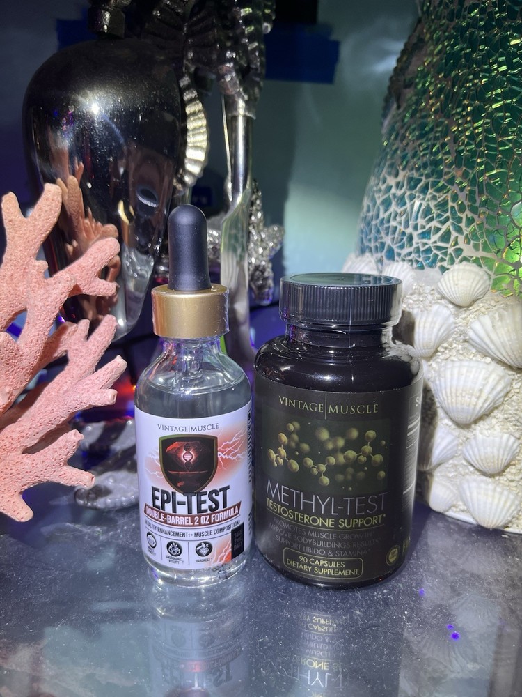 Epi/AlphaTest Stack 2 Step Precursor 2 Epi Andro5DHEA By Vintage Muscle 💪 🔥