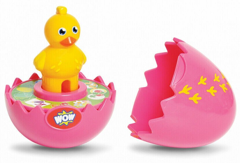 2 PACK  EASTER 2 eggs Chirpy Chick - Pink WOW