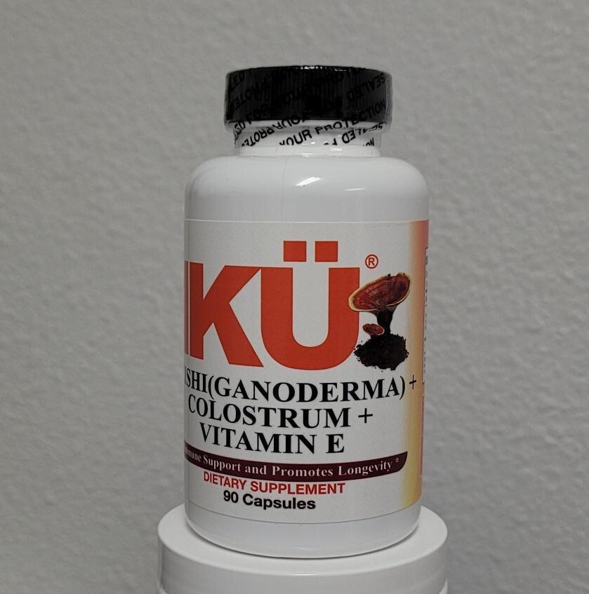 Ganoderma+Colostrum+Vitamin E- Boosts your immune System- 90 Capsules