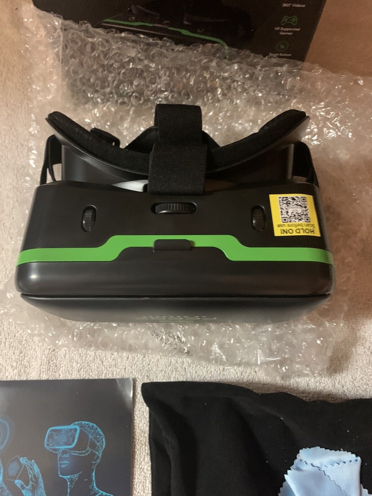 VR Headset for iPhone & Android - for | Includes BT Remote Controller + Built...