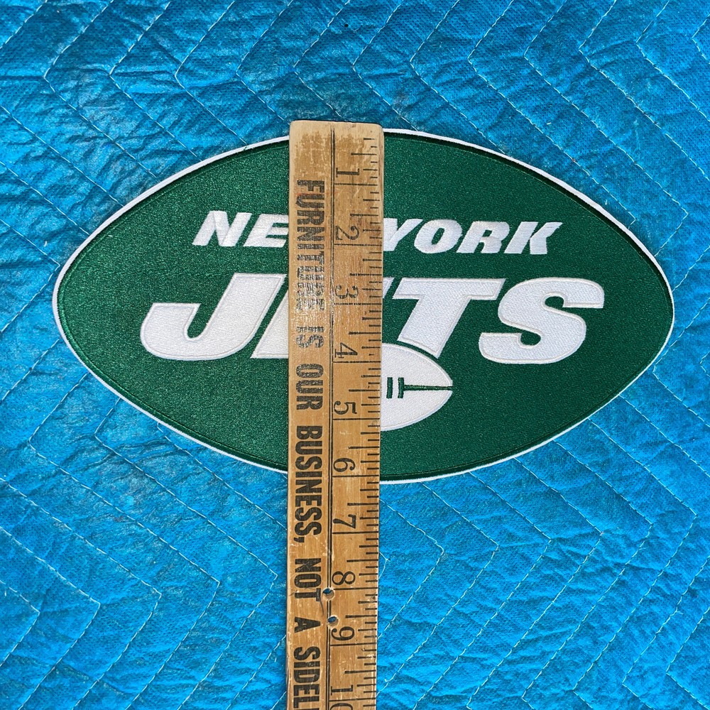 HUGE NEW YORK JETS IRON-ON PATCH