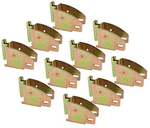 (10 Pack E-Track Wood Beam End Socket Shelf Brackets w/E 10 - Pack Standard