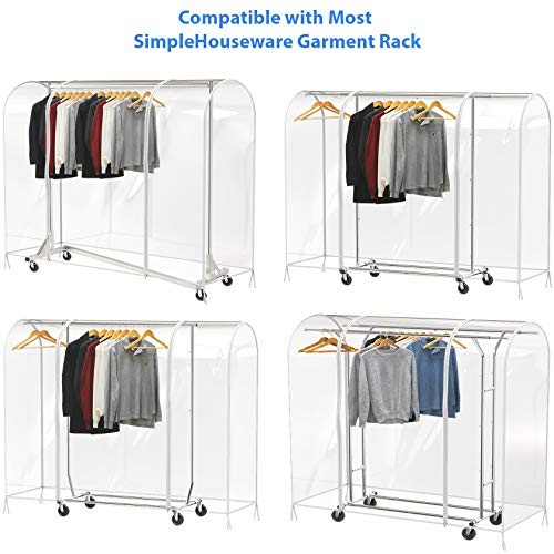Clear Garment Rack Cover