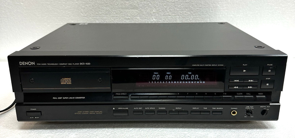 Denon DCD-1520 CD Player Tested & Working! READ!