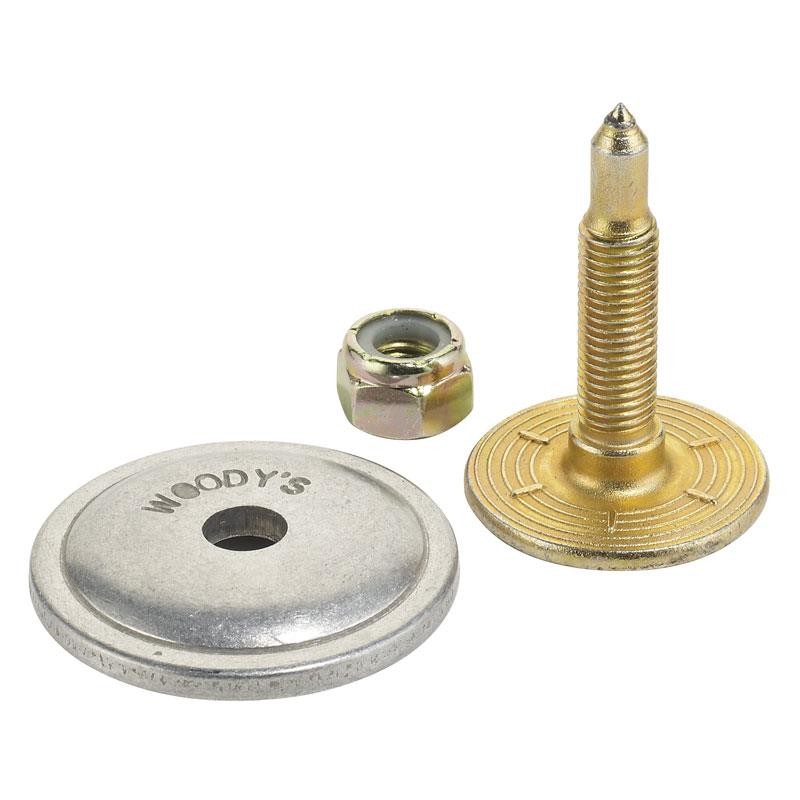 Ski-Doo 860200730 Phantom Sharp Studs & Support Plates by Woodys - 5/16 - 1.3...