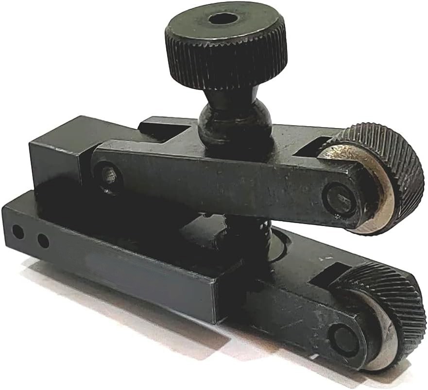 Mini V-Clamp 5-20 mm Adjustable force Spring action Knurling Tool